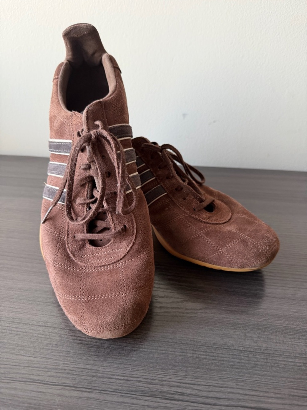 Adidas Tuscany Goodyear Brown Suede Driving Shoes, US 12, 606001 748958 2005